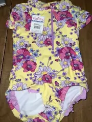 NEW! Ruffle Butts Daisy Delight Short Sleeve One Piece Size 7