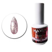 WAVE - UV LED Gel Nails Polish Glitter Titanium 26 Glamour Pink