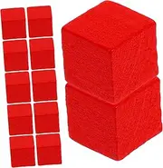 Vaguelly 50pcs Pieces Wooden Chess Pieces for Board Games Solid Color Chess Game for Early Education Classroom Activities Lightweight Portable