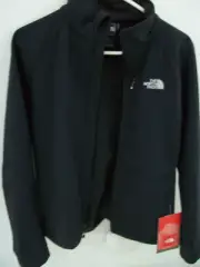 The North Face Women's Apex Bionic Soft shell Jacket Black LG New
