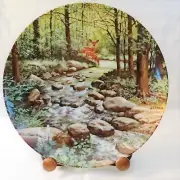 "MURMURING STREAM" 2nd issue in Less Travelled Road series of collector plates.