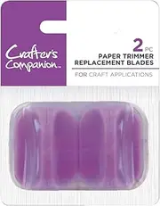 Crafter's Companion Paper Trimmer Replacement Blades-Pack of 2, Purple, One Size