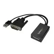 StarTech DVI-D to DP Video Adapter, DVI to DisplayPort Converter - DVI2DP2