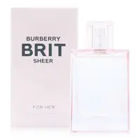 在飛比找PChome24h購物優惠-BURBERRY BRIT SHEER 粉紅風格女性淡香水 