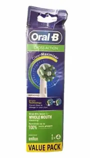 Oral-B Cross Action Clean Maximiser x4 Whole mouth value Damaged Box