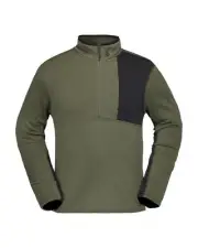 Volcom Gridlock Mock Neck Men's Sweatshirt, Ivy, Medium