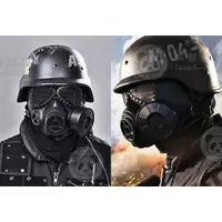 在飛比找蝦皮購物優惠-生存遊戲 M04 防毒面具 造型 風扇面罩 黑色 SWAT 