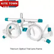 Titanium Ultra Light Adjustable Optometry Optical Trial Lens Frame New