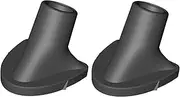 Pxiryanlow 1Pair Black Golf Bag Stand Feet Replacement, Wear-Resistent Golf Bag Rubber Feet Replacement, Necessary Golf Club Bag Accessories Strong Grip, Easy to Install Easy to Carry