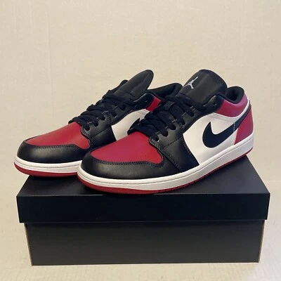 Nike Air Jordan 1 Low Bred Toe Men's Shoes 553558-612 Men's size 11.5 BRAND NEW