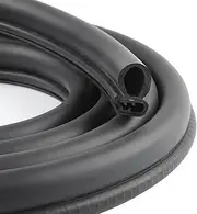 20FT Car Door Seal Strip with Top Bulb, PVC Plastic Trim with EPDM Rubber Seal, Easy to Install for Cars, Boats, RVs, Trucks, and Home Applications