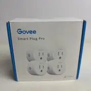 4 Pack Govee Smart WiFi Plug Works With Alexa & Google Assistant H5083 New White