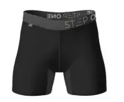Step One Men's Bamboo Underwear TRUNK Colour BLACK CURRANTS MEDIUM