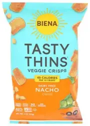 Biena Crisps Nacho Cheese 4.0 oz (Pack of 12)