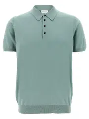 [Pal Zileri] Pal Zileri-Knitted Shirt Polo Celeste-Uomo 56IT