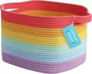 OrganiHaus Rainbow Basket for Classroom Organization and Storage | Woven Bask...