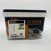 AnchorMark All Timber Screws A4 316 6.0x60mm Stainless Steel TX30 (QTY 500)