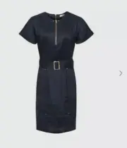 REISS Lianna Belted Minidress new size4
