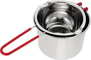 TOGEVAL 1 Set Multi Functional Stainless Steel Chocolate Melting Pot with Silicone Handle Capacity Double Boiler for Fondue Cheese and Butter for Outdoor Cooking and Baking