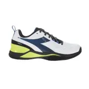 Diadora Blushield Torneo 2 Clay Tennis Mens Black, Green, White Sneakers Athlet