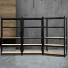 3X1.8M Garage Shelving Warehouse Rack Pallet Racking Storage Shelf Black