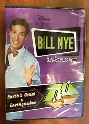 Disney Presents Bill Nye The Science Guy Earth's Crust and Earthquakes DVD New