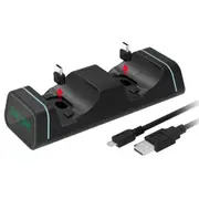 DOBE PS5/Xbox/Switch Pro/Google Controller Universal Type-C Dual Charging Dock - Black [TYX-0613B]