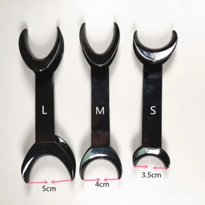 Dental Cheek Retractor T-Shape Intraoral Lip Expanders Opener Double Head Black