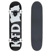 KFD Complete Outdoor Beginner Skateboard Young Gunz Flagship Black 7.25in