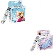 2 Pack Disney Frozen Elsa Kids Sticker,in 10 Designs,400 Pcs Self Adhesive Label Roll Stickers Laptop, Water Bottle, Phone, Cute Animal Disney Stickers for Kids Teens