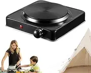 Portable Electric Stove - Countertop Portable Stove, Electric Cooking Burners | 1000w Countertop Portable Stove Top Burner, Electric Induction Hot Plates for Copper Pot, Stainless Pot