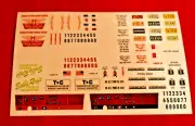 AMT Kenworth Alaskan Hauler Decal Sheet 1/25