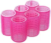 Beavorty 6pcs hot rollers for hair curlers hair rollers with clips hair curlers rollers bang curler roller wave curler self-adhesive hair volume to sleep hairdressing tool