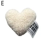 Cute Seat Back Car Hook Love Heart Plush Universal Auto Headrest Clothes Handbag