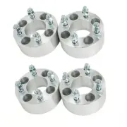 (4) 4" (2" per side) Wheel Spacers 4x4 to 4x4 for Yamaha Golf Cart M12x1.25 Stud