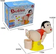 Bubble Maker Toy, The Funny Music Automatic Fart Bubble Blower- Boy Stick Blower Machine With Led Flashing Lights Bubble Machine Easy To Use Xinda-ZZY