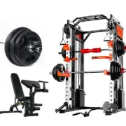 130kgs pin loaded Smartfit M1 Max multi functional trainer smith machine package