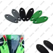 Motorcycle Mirror Block Off Base Plates Titanium For Kawasaki ZX6R 09-2012 Ninja