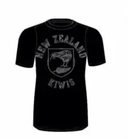 New Zealand Kiwis NZRL BLK Jumbo Graphic Kiwi Logo T Shirt Sizes S-3XL! T4