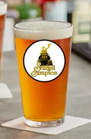 Sturgill Simpson (Gold) - Country Rock - 16oz Pint Beer Glass Pub Barware Liquor