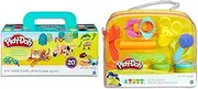 Hasbro A7924 Play-Doh Super Colour Pack Inc 20 Tubs of Dough- Sensory and Educational Craft Toys for Kids & - Starter Set Inc 4 Tubs of Dough and 6 Accessories