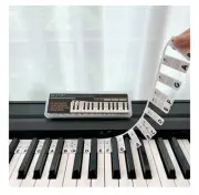 Piano Notes Guides, Piano Key Labels 88-Key Full Size Removable Piano Keyboard