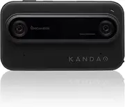 KanDao 3D Digital Camera, 2.54 Inch Touchscreen 60 Mbps Stereoscopic Camera, Image Stabilization, 3D Photo & Video, Vlog VR Camera, QooCam EGO, Black