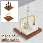 Napkin Holder Wood Table Napkin Holder with Weighted Metal Arm Practical moFme