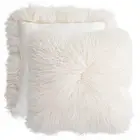 Mongolian Lambswool Square Cushion