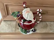 Appletree Designs Santa Teapot RARE