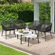 Livsip Outdoor Lounge Setting Furniture 6 Piece Patio Set