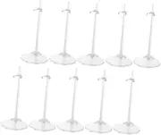 PHENOFICE 10pcs Doll Display Bracket Doll Stand Action Figure Stand Action Figure Display Stand Dolls Shop Supplies Rack for Doll Action Figure Display Holder Doll Storage Stand Doll Rack