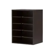 Horizontal Paper Management Mocha Laminate