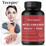 Multi Collagen Beauty + Sleep Supplement Hair, Skin & Nail Health Sleep Support